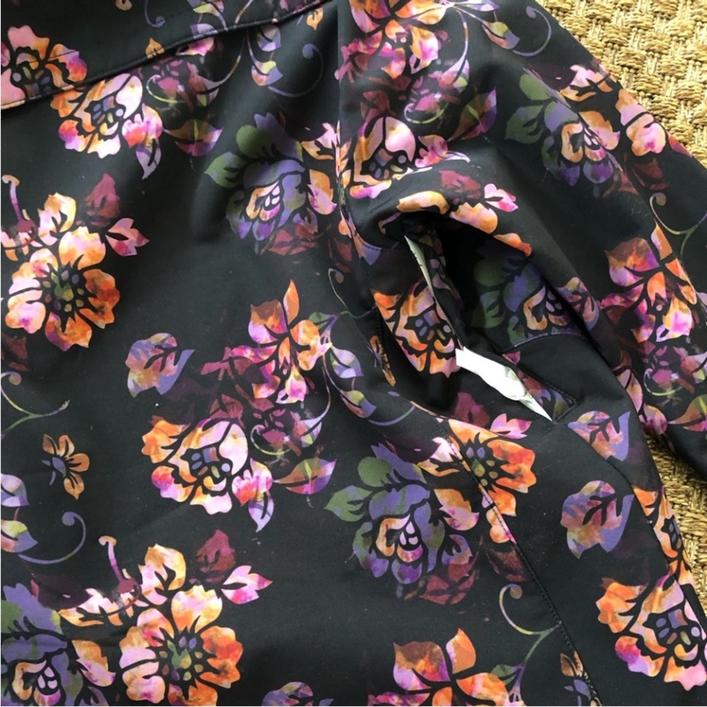 Neff Lush Acid Floral Softshell Snow Jacket - Picture 5 of 6